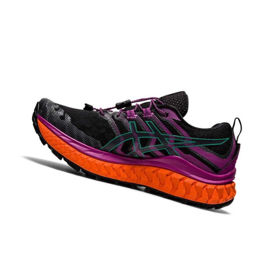 Black Women's Asics TRABUCO MAX Trail Running Shoes | US53614EW - Asics Outlet Sale