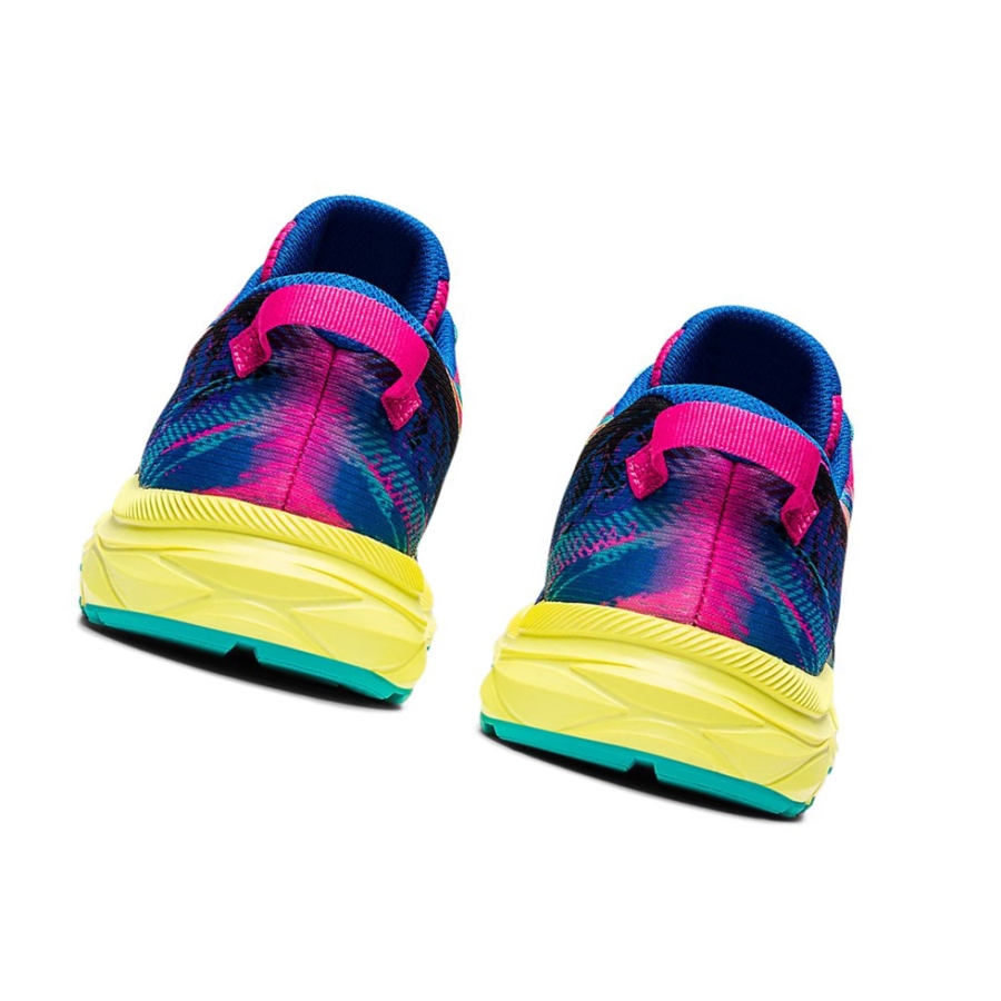 Pink Glo / Sour Yuzu Kids' Asics GEL-NOOSA TRI 13 GS Running Shoes | US54307GT - Asics Outlet Sale