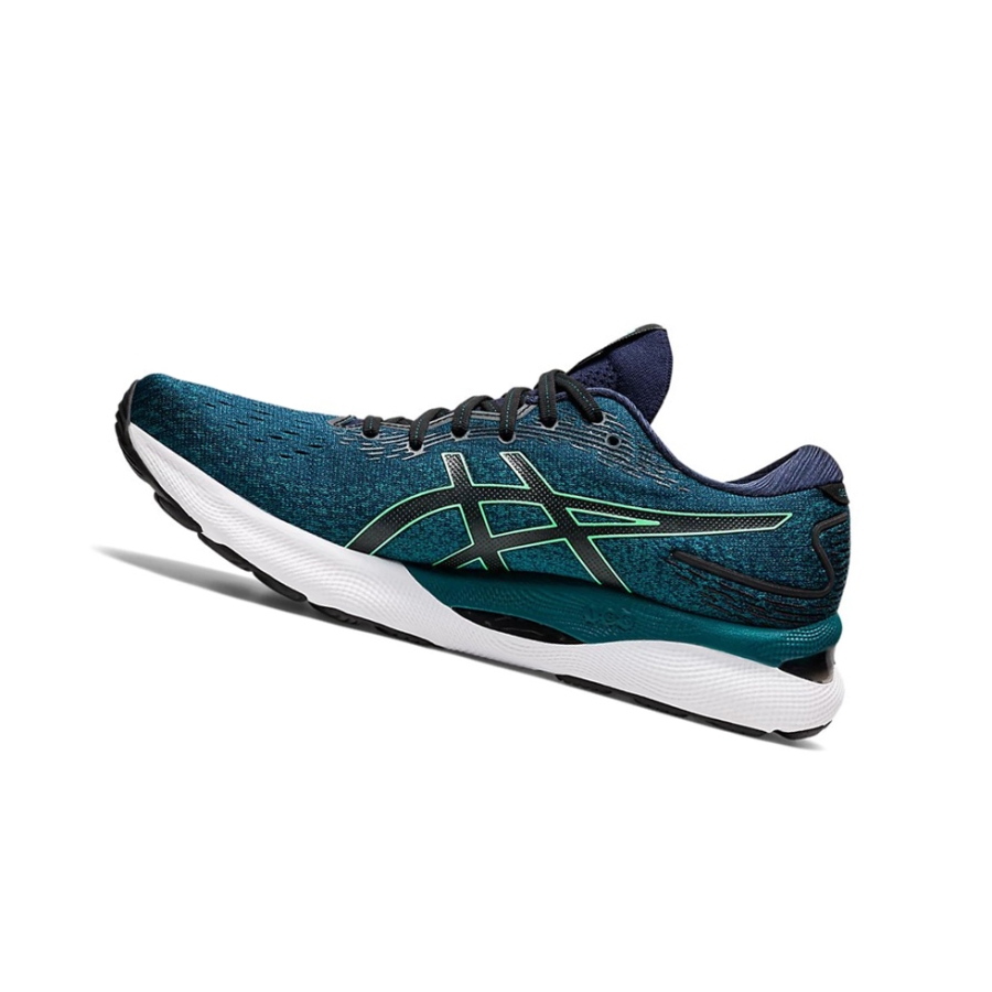 Velvet Pine / New Leaf Men's Asics GEL-NIMBUS 24 Running Shoes | US84702GD - Asics Outlet Sale