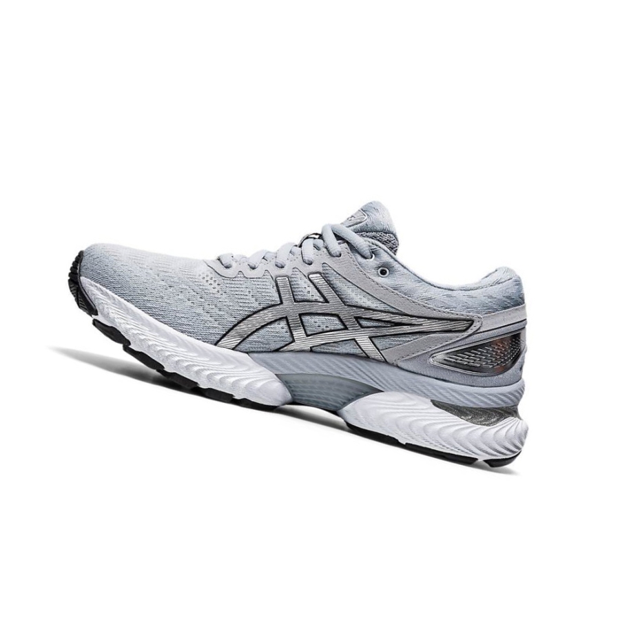 Grey Women's Asics GEL-NIMBUS 22 Platinum Running Shoes | US75436BM - Asics Outlet Sale