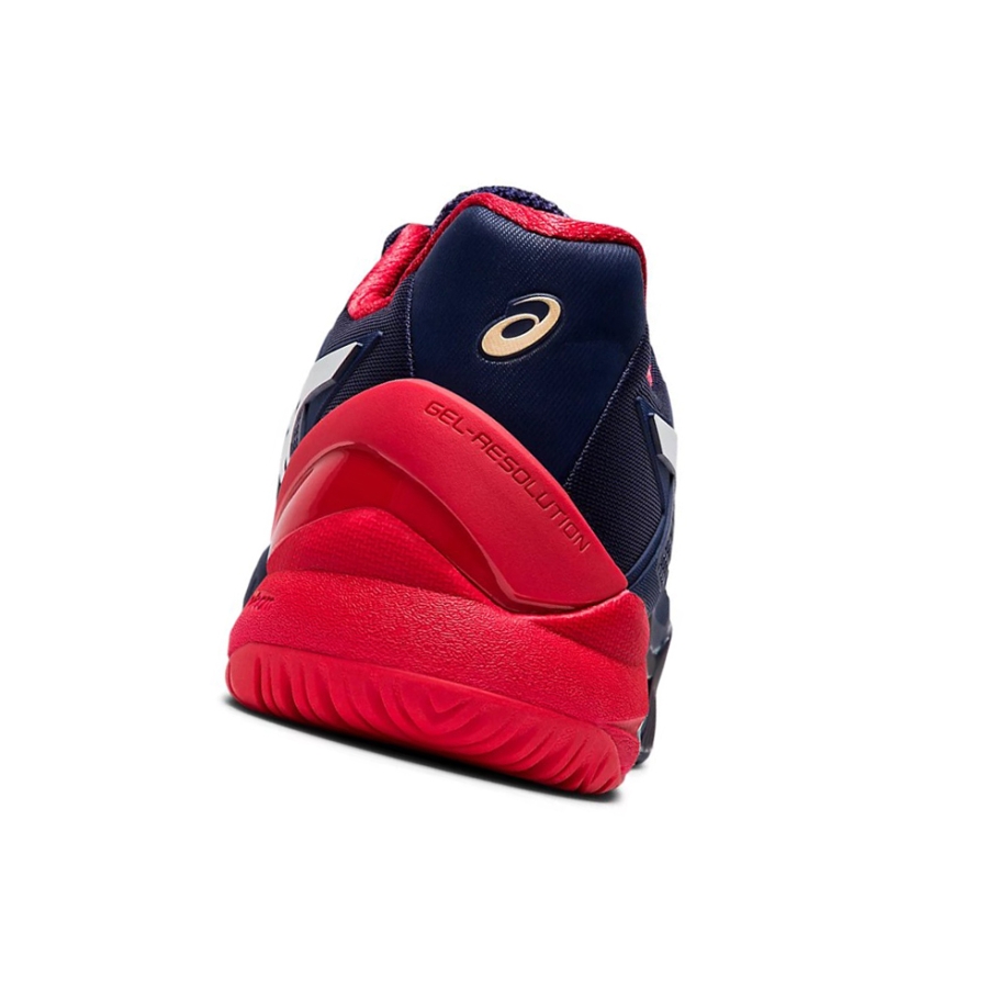 Peacoat / White Men's Asics GEL-RESOLUTION 8 Tennis Shoes | US43782WT - Asics Outlet Sale