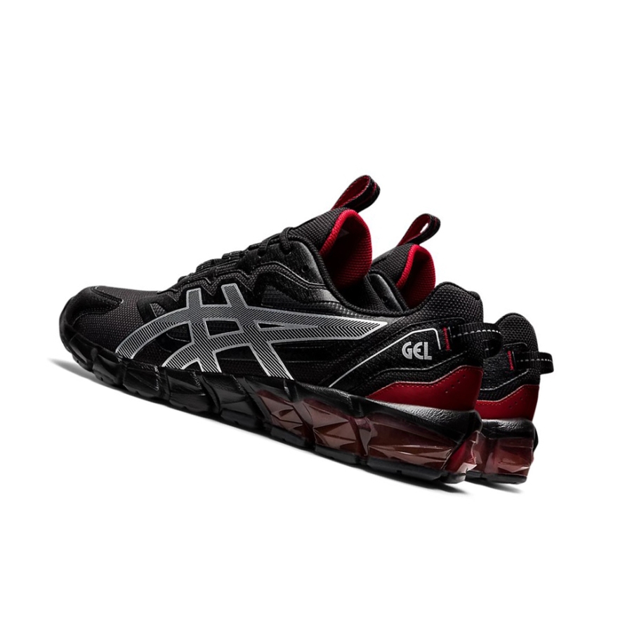 Black / Classic Red Men's Asics GEL-QUANTUM 90 Sneakers | US25438YN - Asics Outlet Sale