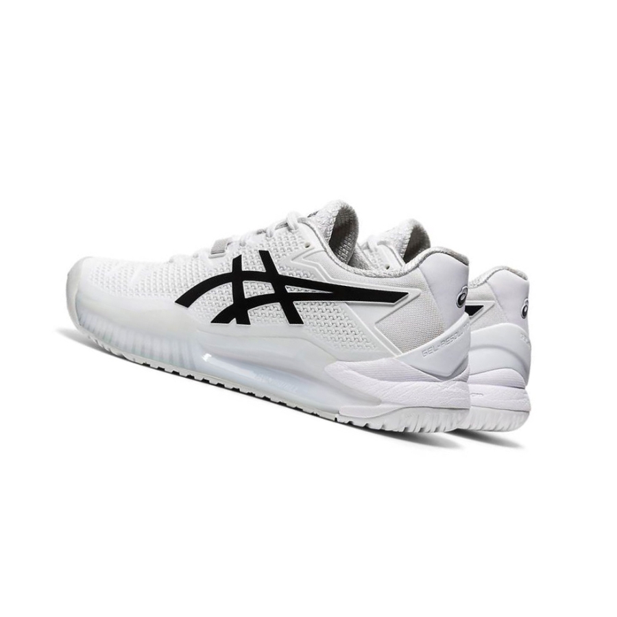 White Women's Asics GEL-RESOLUTION 8 Tennis Shoes | US76248UR - Asics Outlet Sale