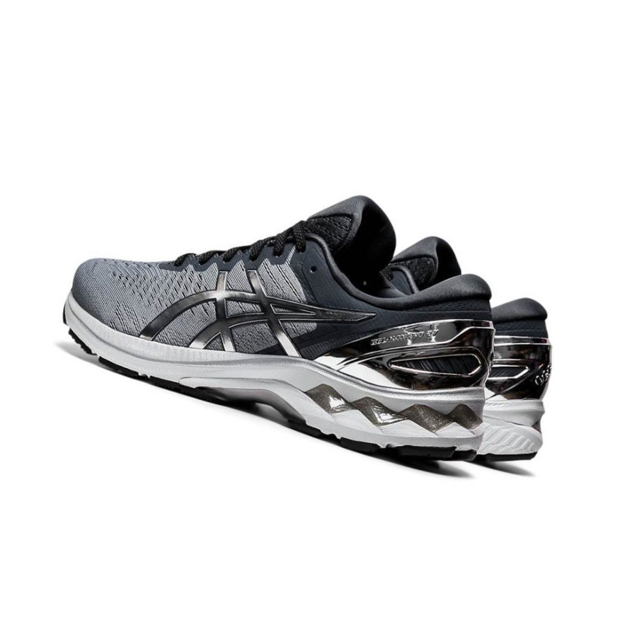 Grey Men's Asics GEL-KAYANO 27 PLATINUM Running Shoes | US95360SC - Asics Outlet Sale
