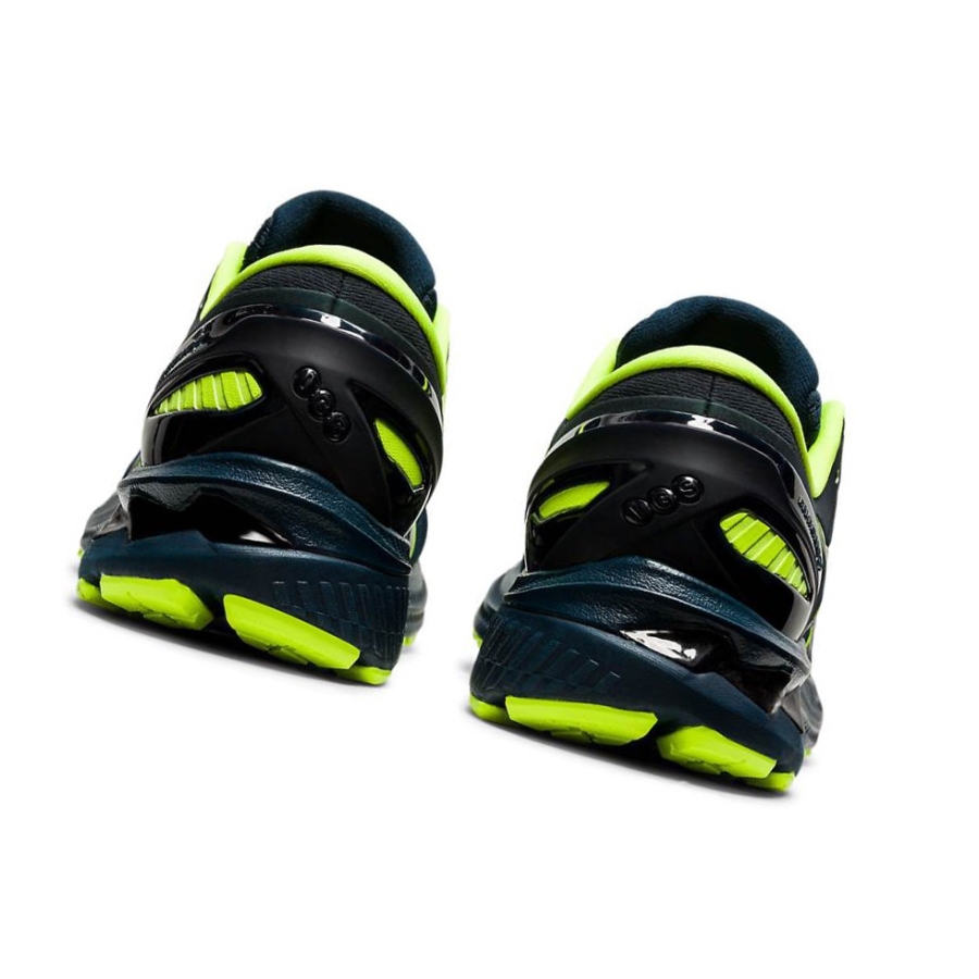 Blue Men's Asics GEL-KAYANO 27 LITE-SHOW Running Shoes | US47593KG - Asics Outlet Sale