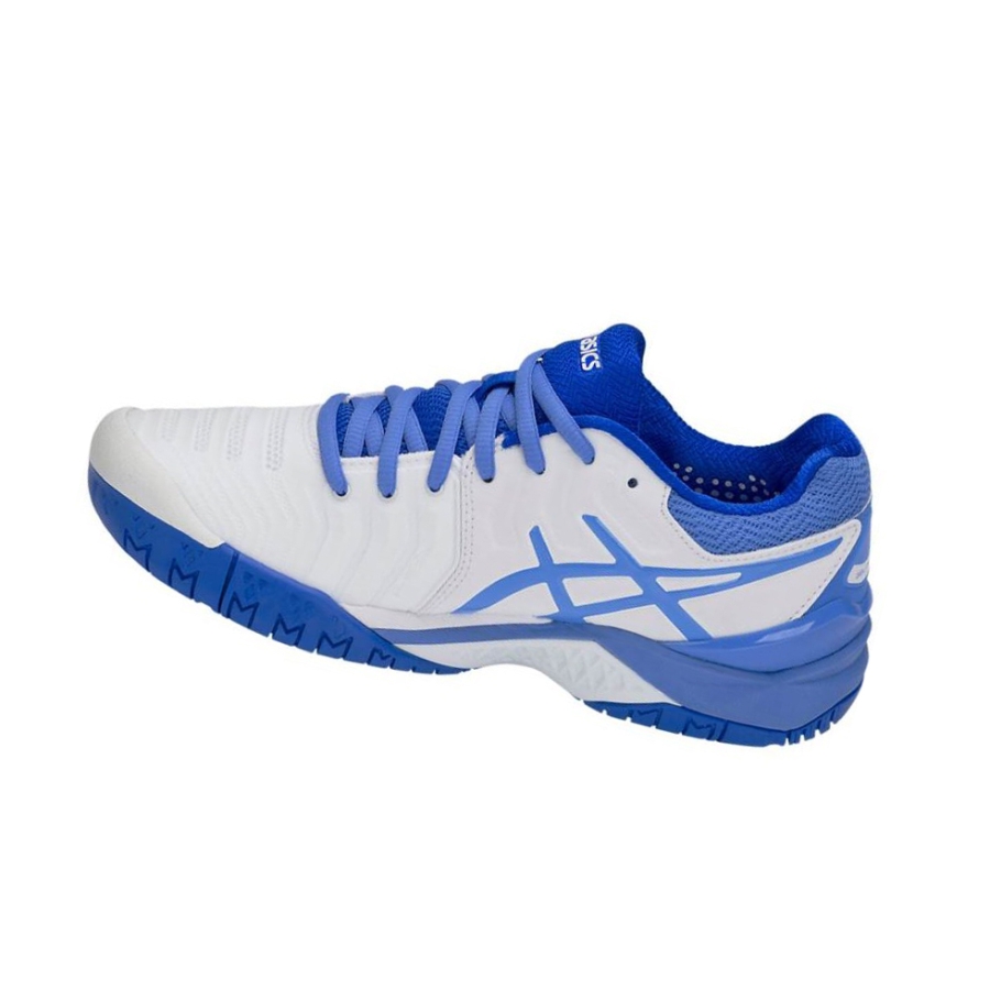 White Women's Asics GEL-RESOLUTION 7 Tennis Shoes | US10876LW - Asics Outlet Sale