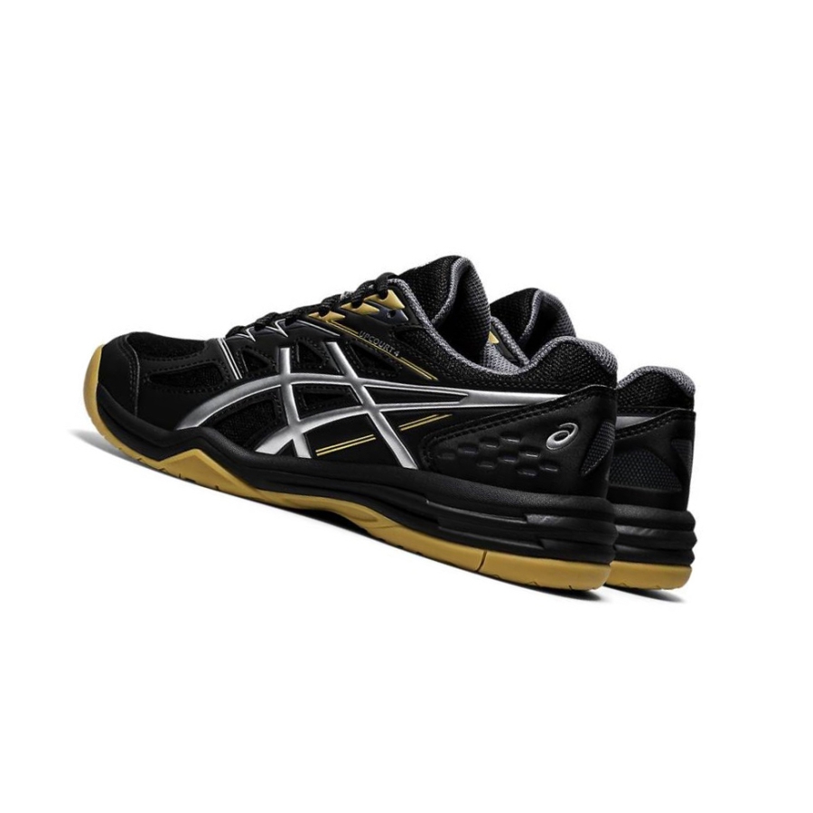 Black Kids' Asics UPCOURT 4 GS Volleyball Shoes | US58369VS - Asics Outlet Sale