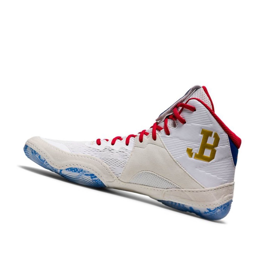 White Men's Asics JB ELITE IV Wrestling Shoes | US10967EX - Asics Outlet Sale