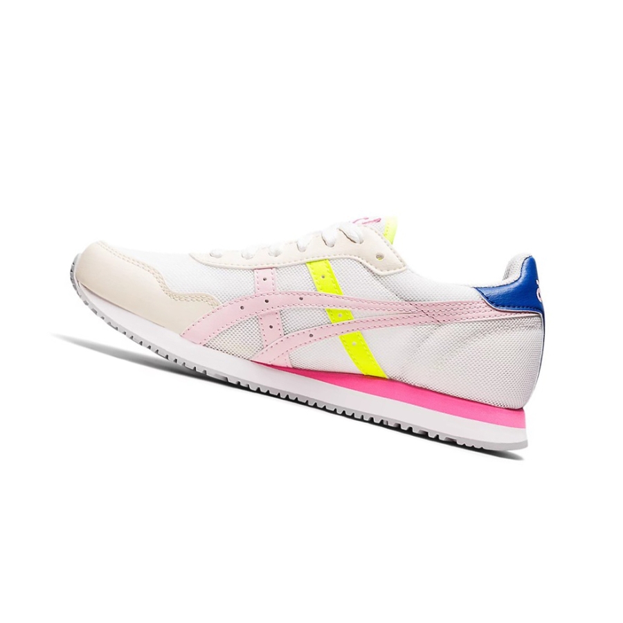 White / Cotton Candy Women's Asics TIGER RUNNER Sneakers | US14037LK - Asics Outlet Sale