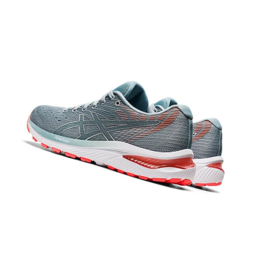 Turquoise Women's Asics GEL-CUMULUS 22 Wide Running Shoes | US16524AU - Asics Outlet Sale