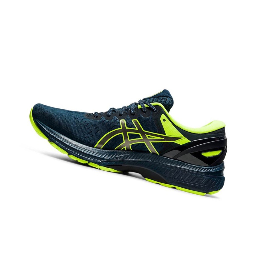Blue Men's Asics GEL-KAYANO 27 LITE-SHOW Running Shoes | US47593KG - Asics Outlet Sale