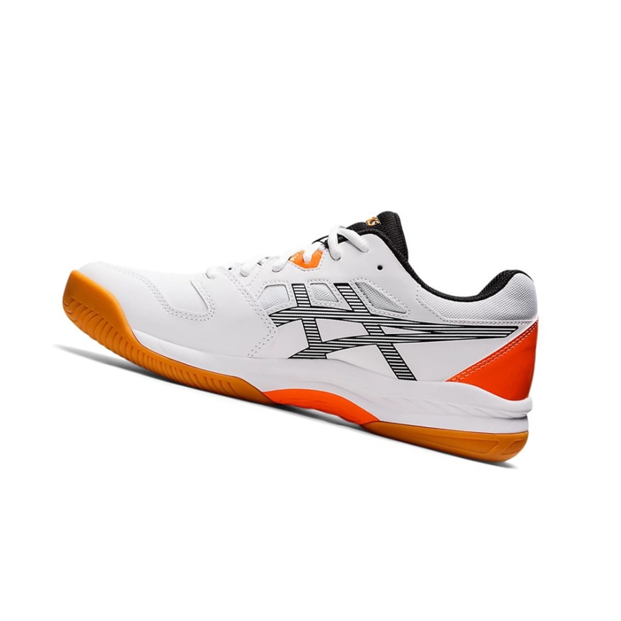White / Orange Men's Asics GEL-RENMA Tennis Shoes | US06943SJ - Asics Outlet Sale
