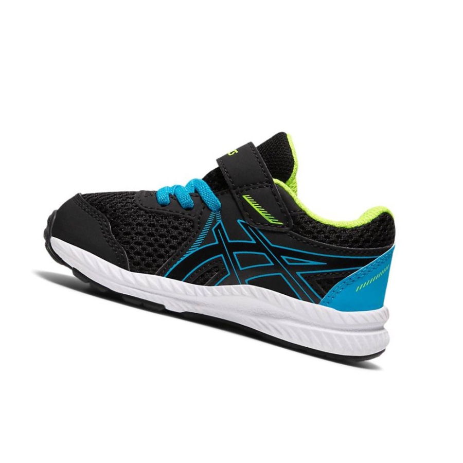 Black Kids' Asics CONTEND 7 TS Running Shoes | US76490PK - Asics Outlet Sale