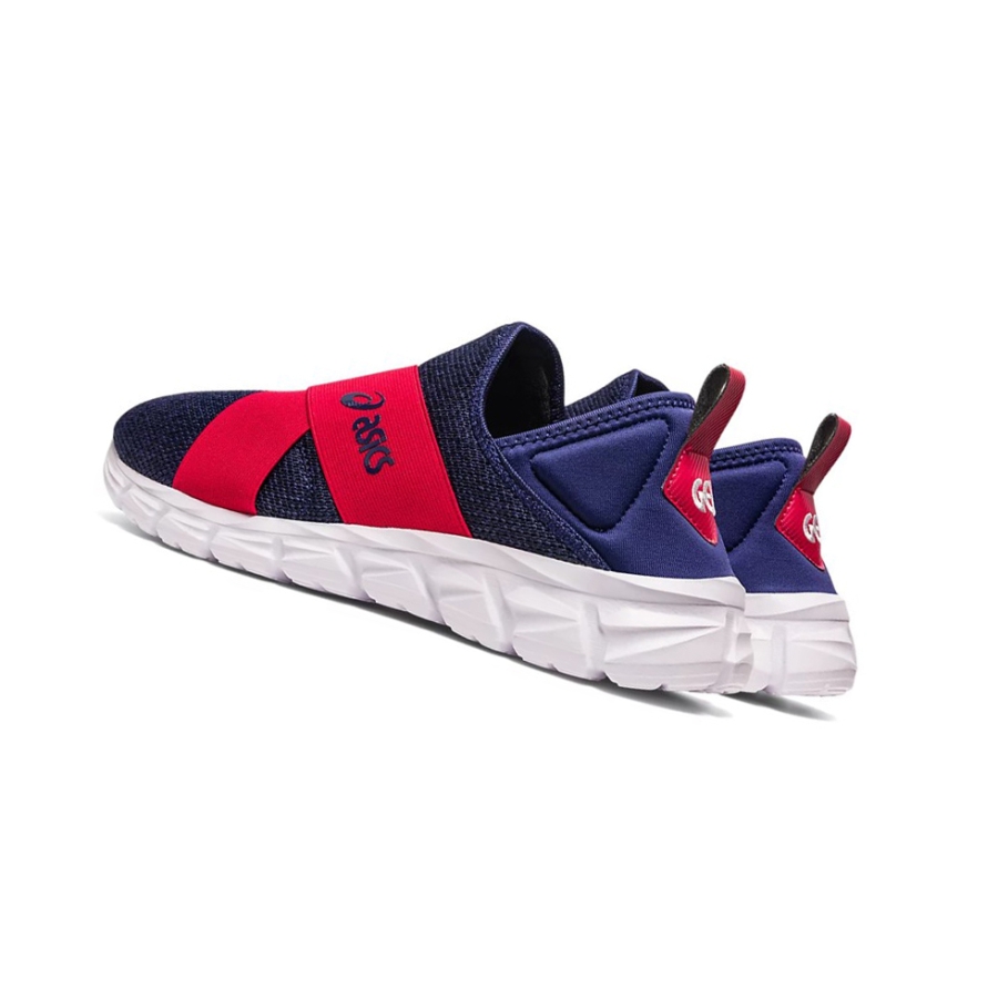 Indigo Blue / Speed Red Men's Asics QUANTUM LYTE SLIP-ON Sneakers | US92647WB - Asics Outlet Sale