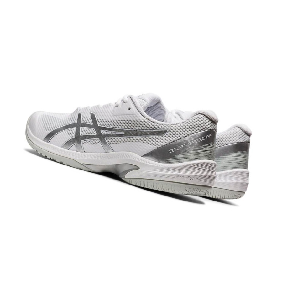 White Men's Asics COURT SPEED FF Tennis Shoes | US59834XG - Asics Outlet Sale