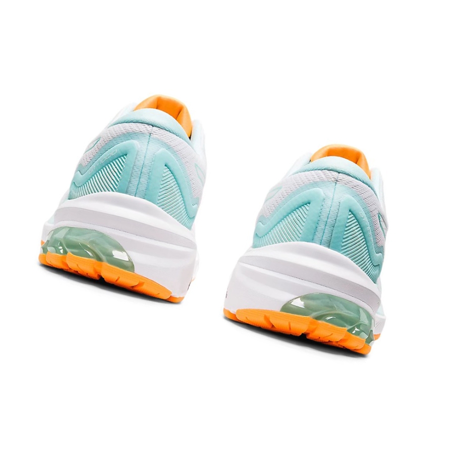 White / Clear Blue Women's Asics GT-1000 11 Running Shoes | US60425OZ - Asics Outlet Sale