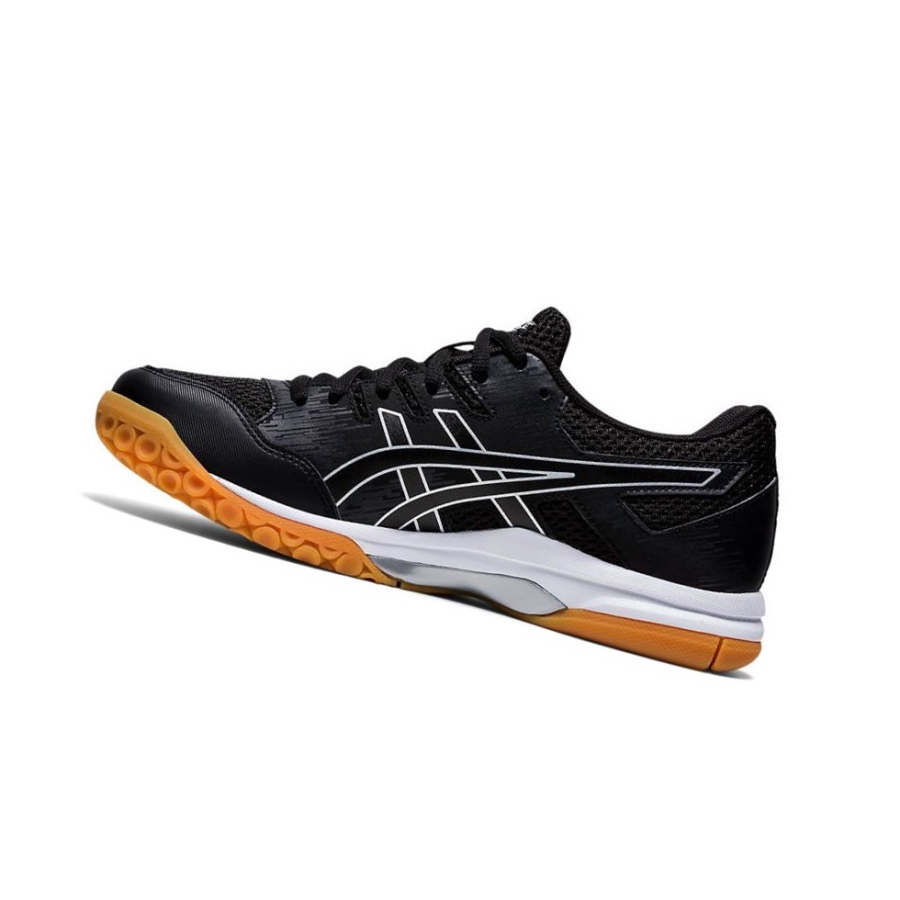 Black Women's Asics GEL-FURTHER UP Volleyball Shoes | US96847MY - Asics Outlet Sale