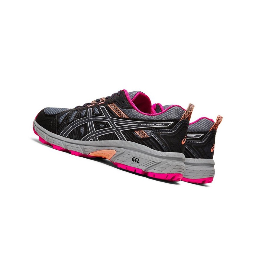 Black Women's Asics GEL-VENTURE 7 Trail Trail Running Shoes | US08459MC - Asics Outlet Sale
