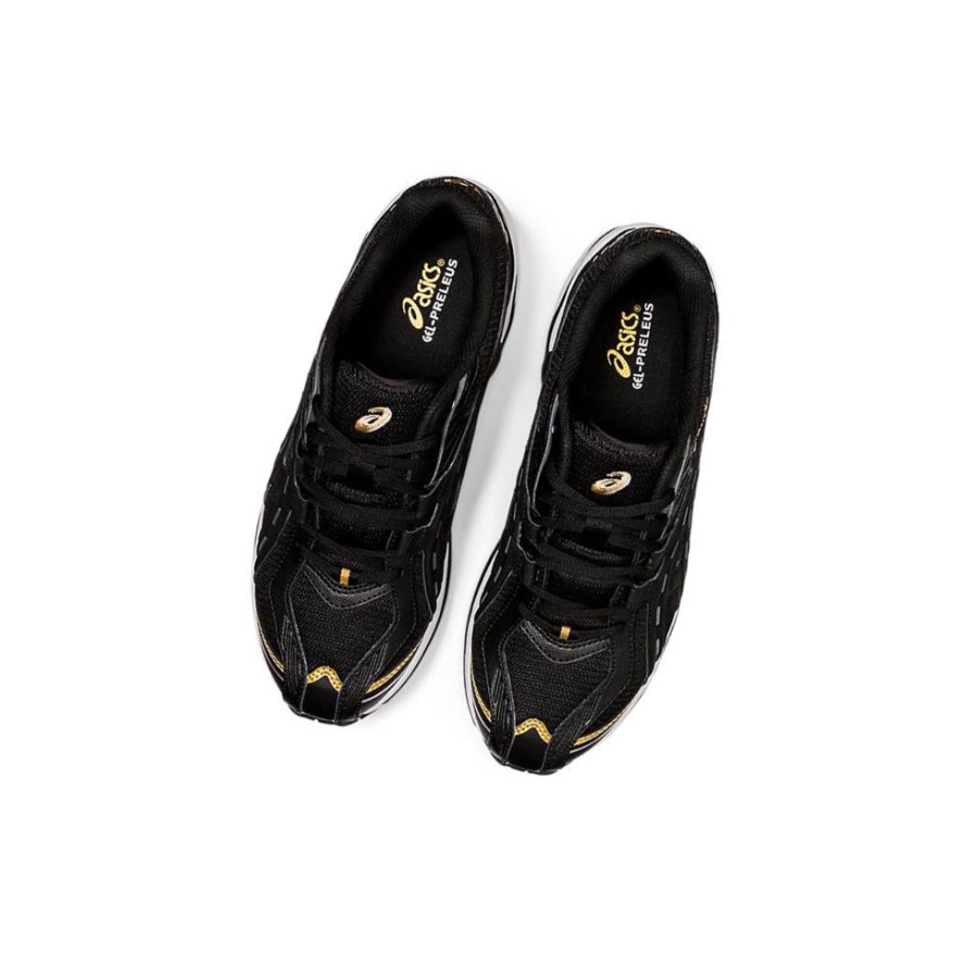 Black Men's Asics GEL-PRELEUS Sneakers | US97482XF - Asics Outlet Sale