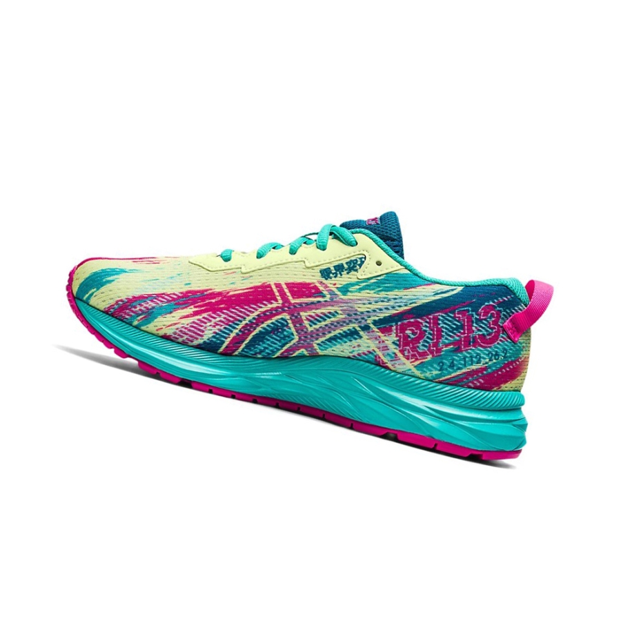 Green / Yellow / Red Kids' Asics GEL-NOOSA TRI 13 GS Running Shoes | US94183XN - Asics Outlet Sale