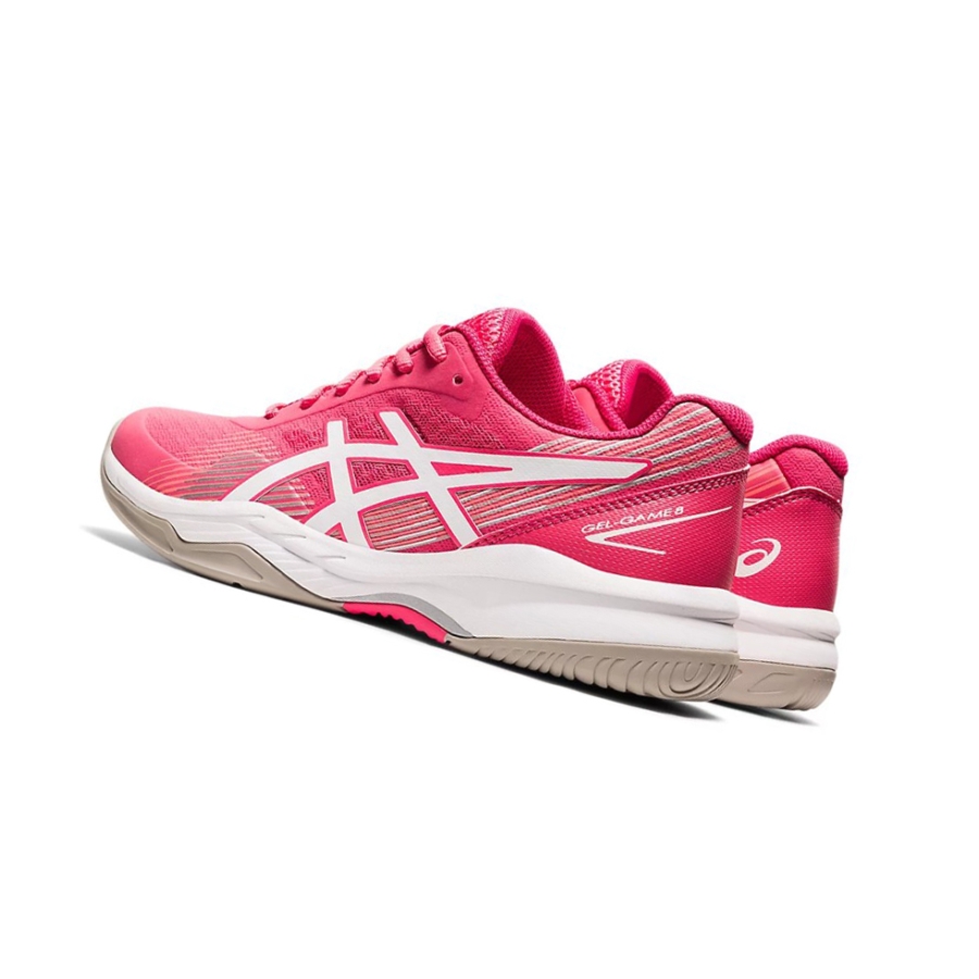 Pink Cameo / White Women's Asics GEL-GAME 8 Tennis Shoes | US38412YT - Asics Outlet Sale