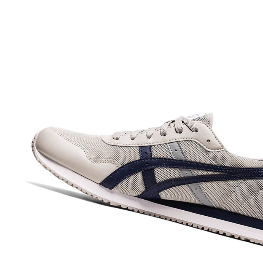 Oyster Grey / Peacoat Men's Asics TIGER RUNNER Sneakers | US38129DY - Asics Outlet Sale