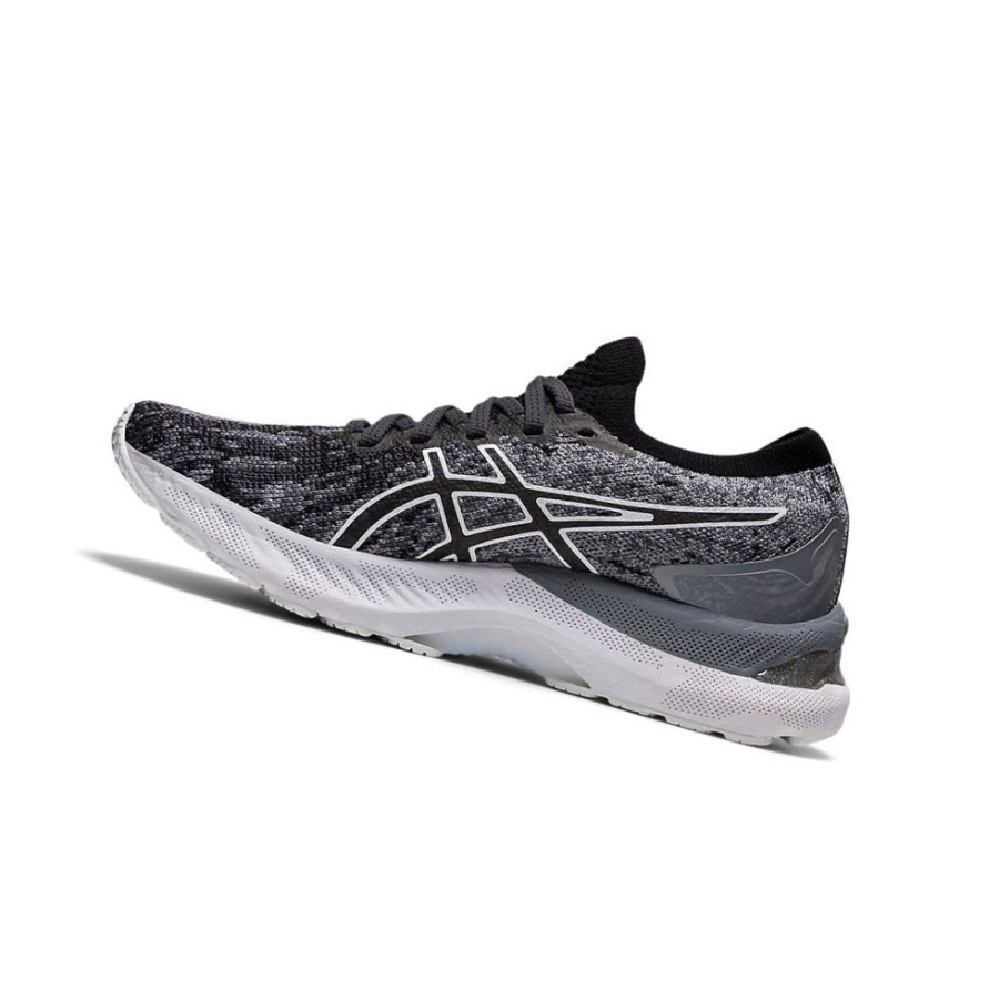 Grey Women's Asics GEL-NIMBUS 23 Knit Running Shoes | US41865HM - Asics Outlet Sale