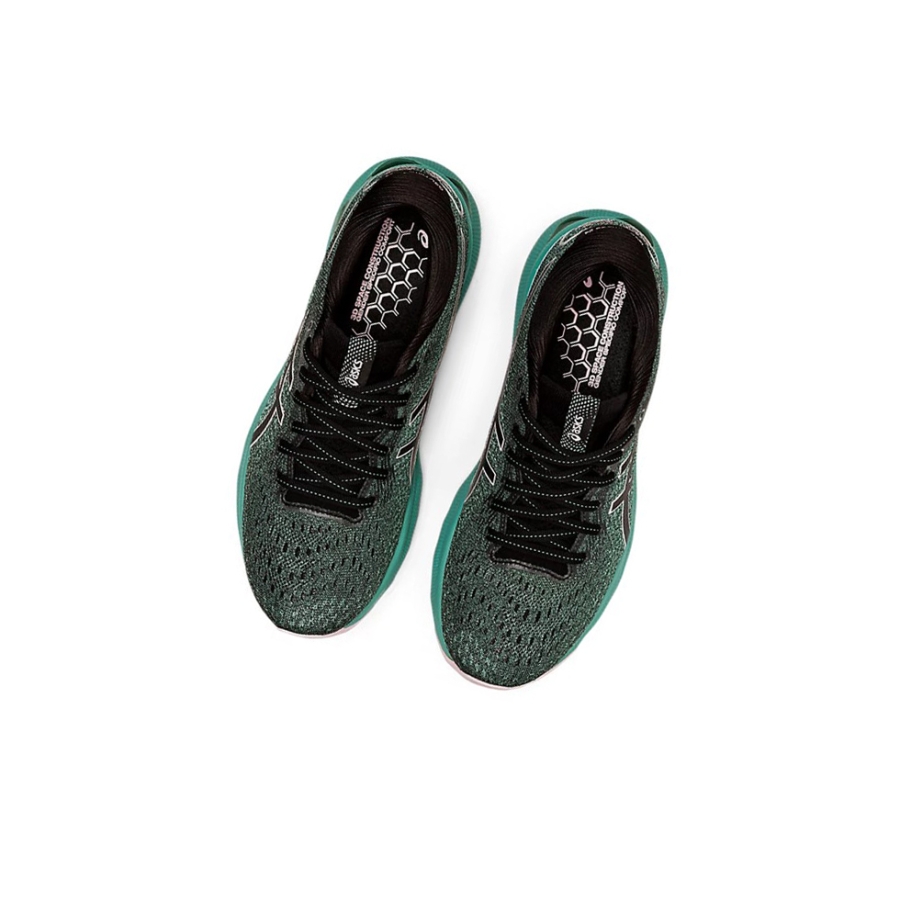 Black / Barely Rose Women's Asics GEL-NIMBUS 24 Running Shoes | US64308CH - Asics Outlet Sale