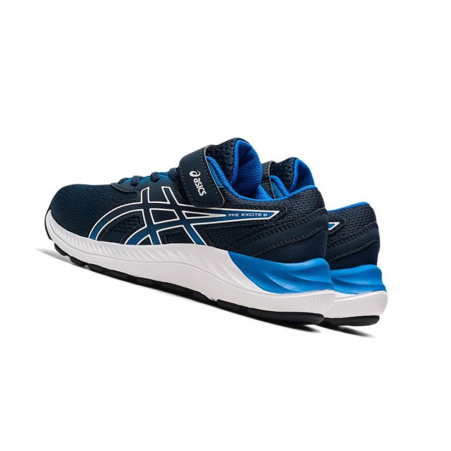 Navy Kids' Asics PRE EXCITE 8 PS Running Shoes | US97205CR - Asics Outlet Sale