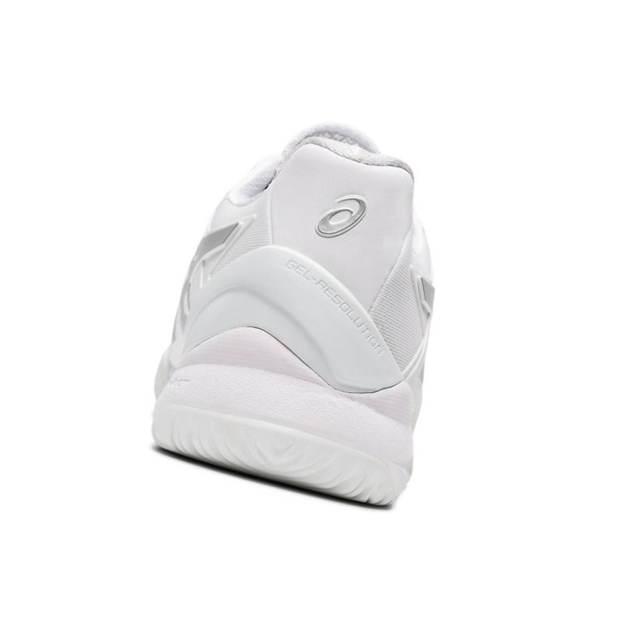 White Men's Asics GEL-RESOLUTION 8 Tennis Shoes | US48521IO - Asics Outlet Sale