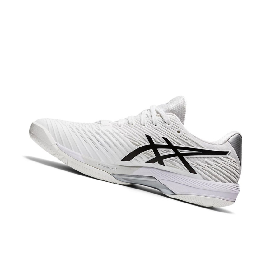 White / Black Men's Asics SOLUTION SPEED FF 2 Tennis Shoes | US97340UO - Asics Outlet Sale