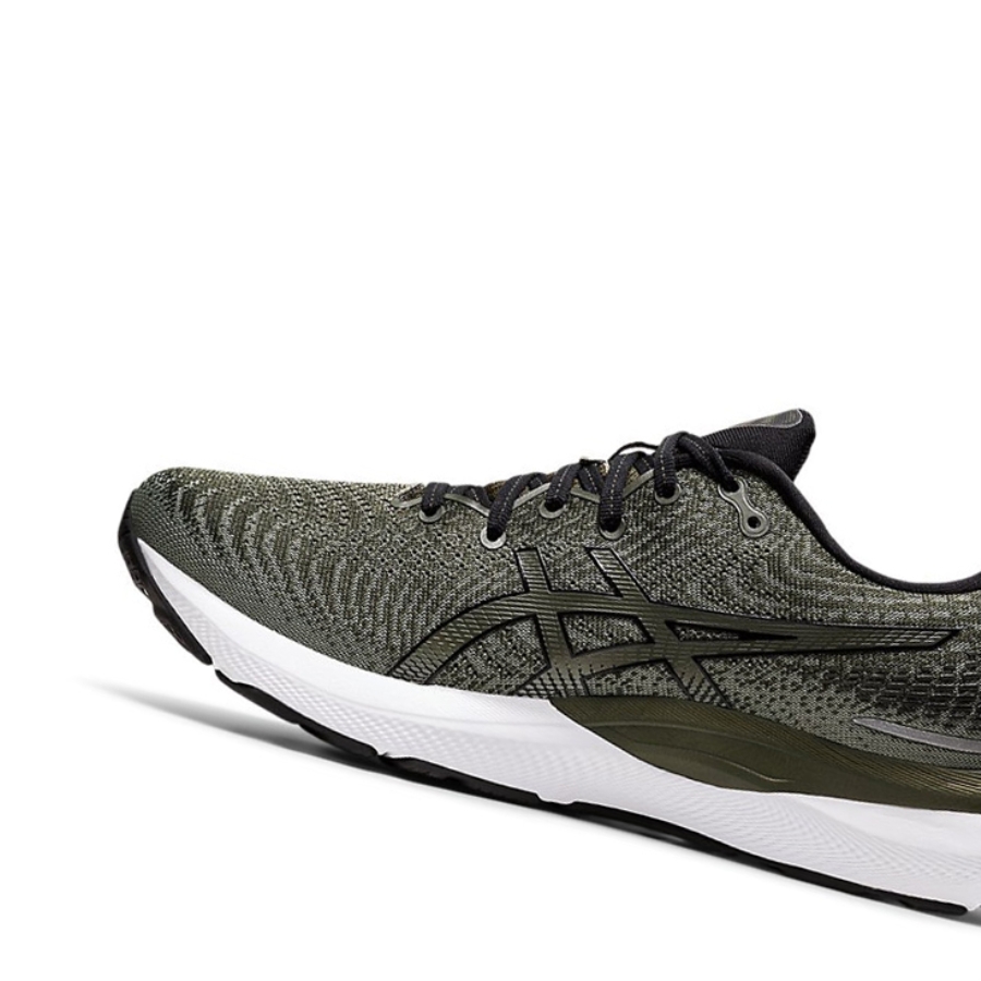 Olive Canvas / Black Men's Asics GEL-CUMULUS 24 Running Shoes | US51687TZ - Asics Outlet Sale