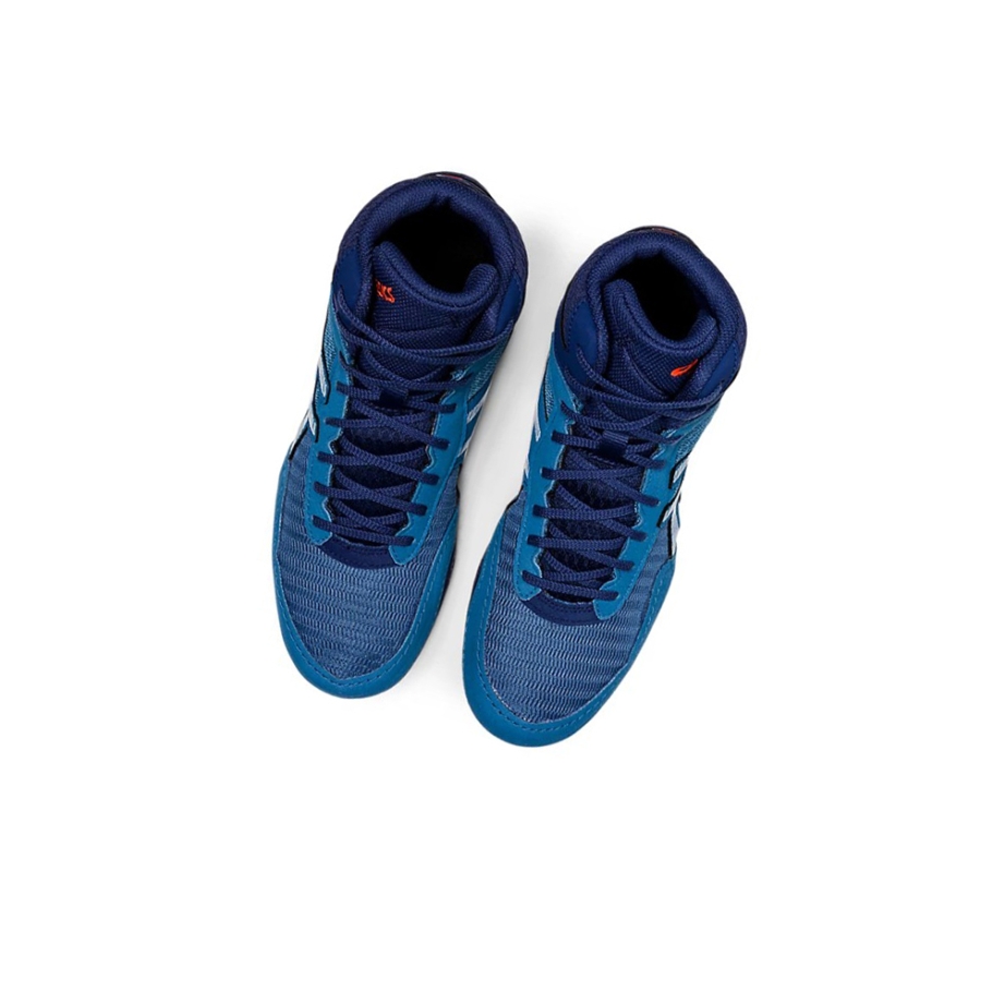 Azure / Deep Ocean Men's Asics MATCONTROL 2 Wrestling Shoes | US94675JO - Asics Outlet Sale