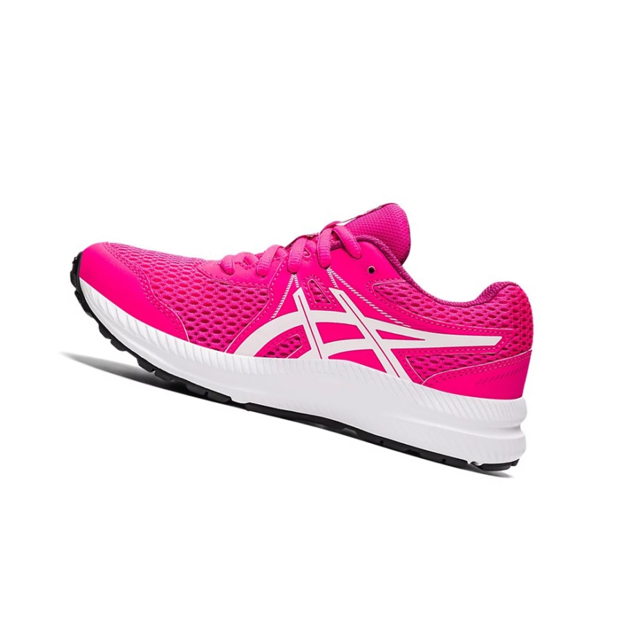 Pink Glo / White Kids' Asics CONTEND 7 GS Running Shoes | US03542DB - Asics Outlet Sale