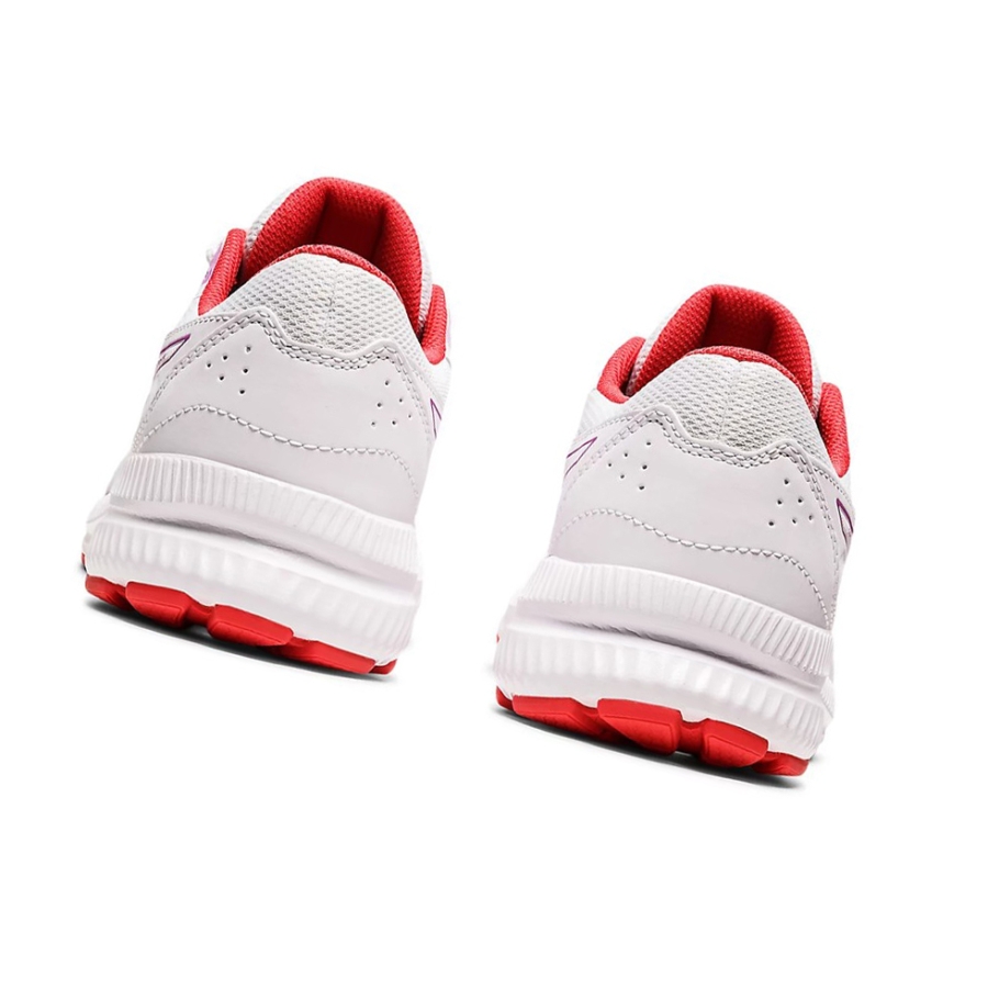 White / Orchid Kids' Asics CONTEND 8 GS Running Shoes | US75910RA - Asics Outlet Sale