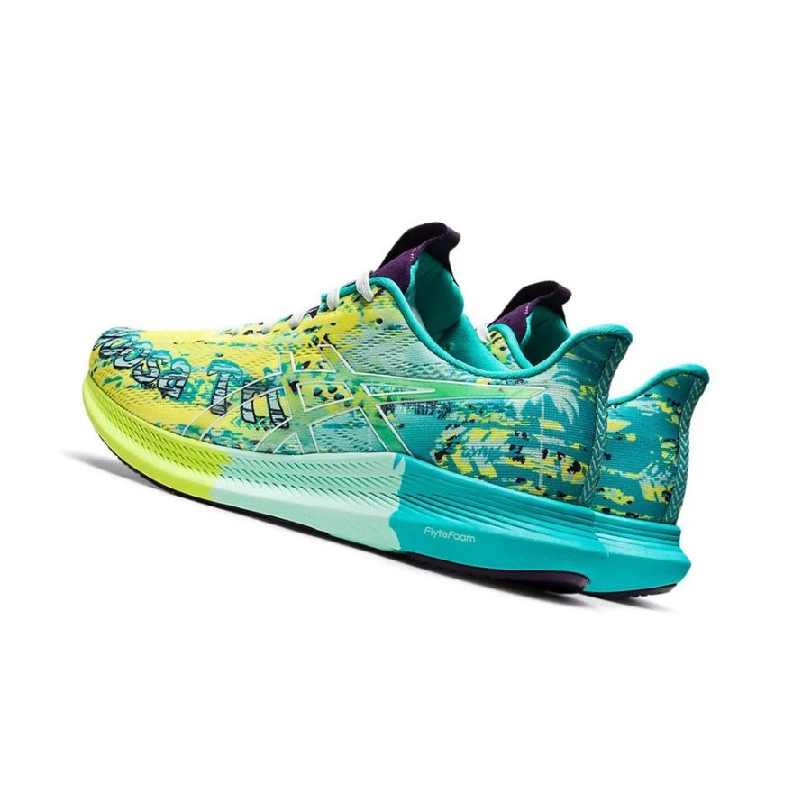 Safety Yellow / Soothing Sea Women's Asics NOOSA TRI 14 Running Shoes | US98451SV - Asics Outlet Sale