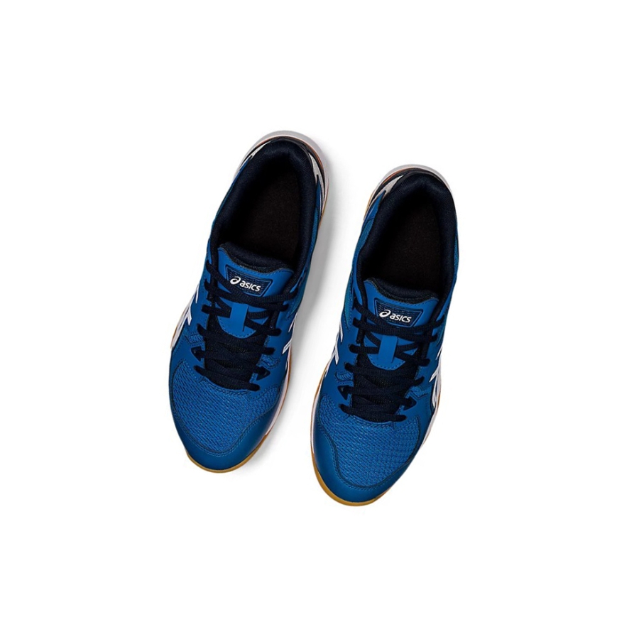 Blue / White Men's Asics GEL-ROCKET 10 Volleyball Shoes | US70851WL - Asics Outlet Sale