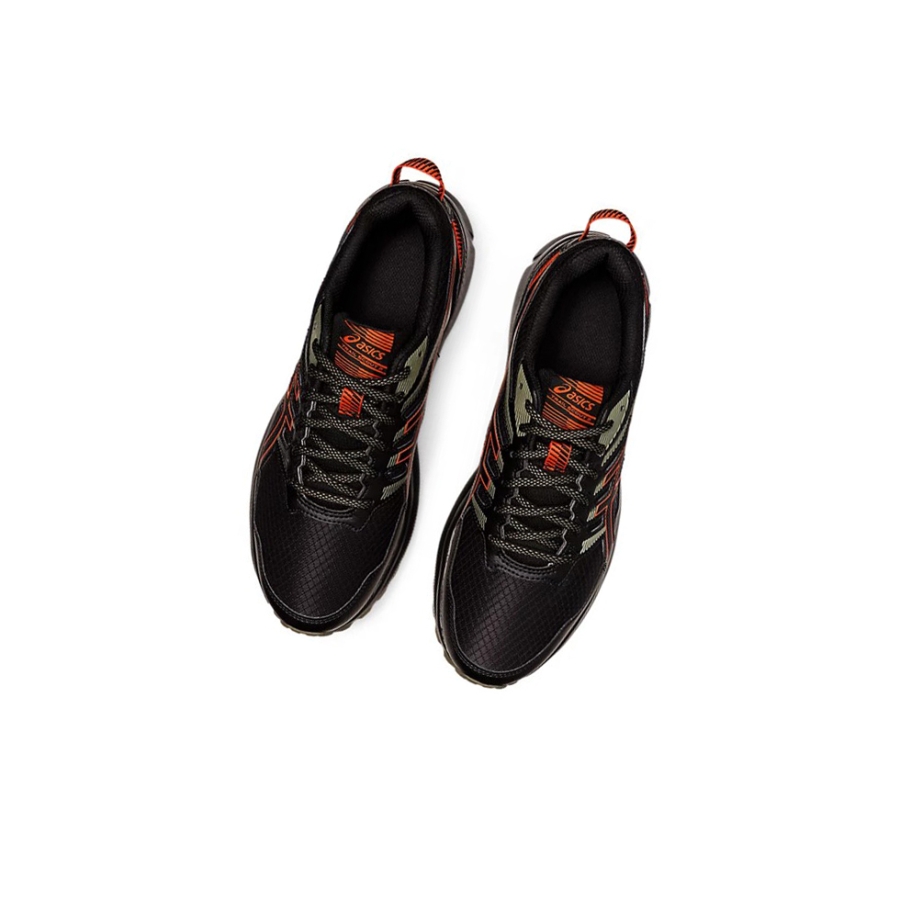 Black / Cherry Tomato Men's Asics TRAIL SCOUT 2 Trail Running Shoes | US87536SD - Asics Outlet Sale