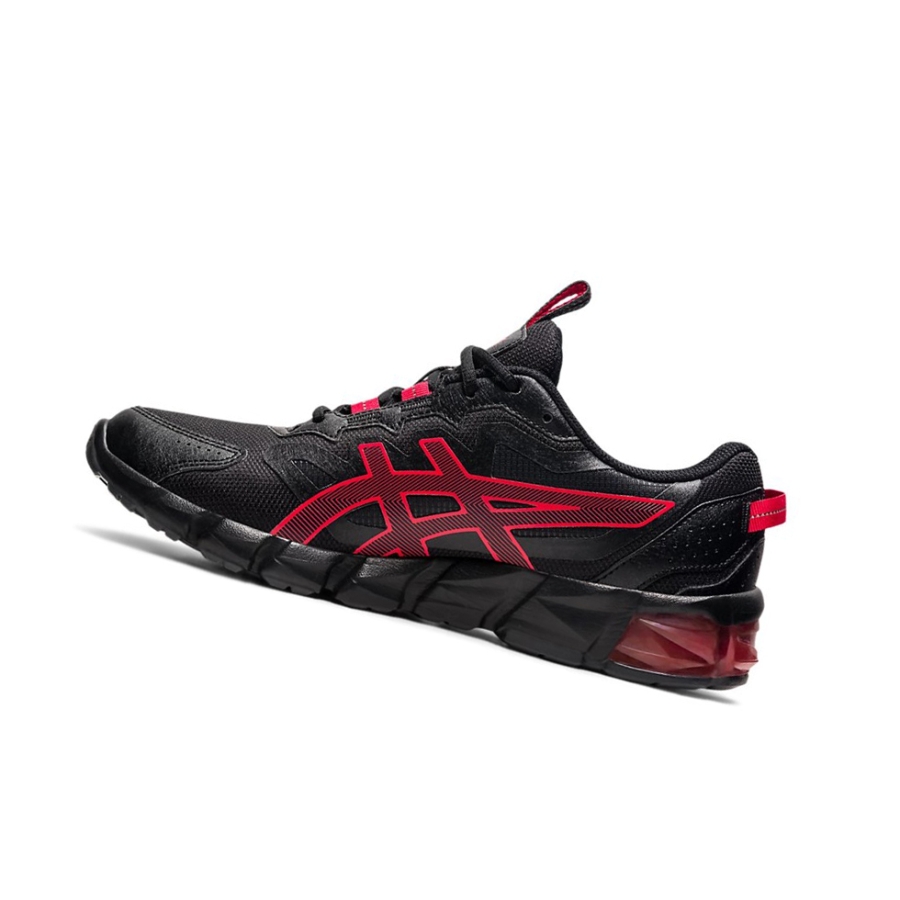 Black / Classic Red Men's Asics GEL-QUANTUM 90 Sneakers | US26798NK - Asics Outlet Sale