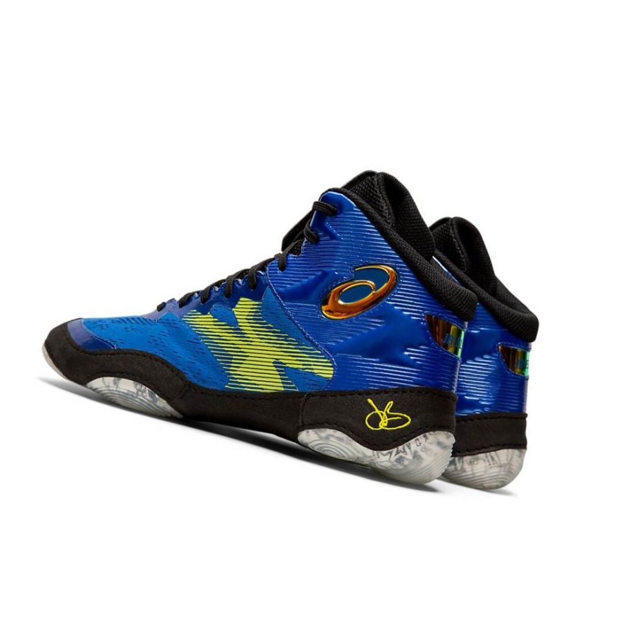 Blue Men's Asics JB ELITE IV Wrestling Shoes | US62507JS - Asics Outlet Sale