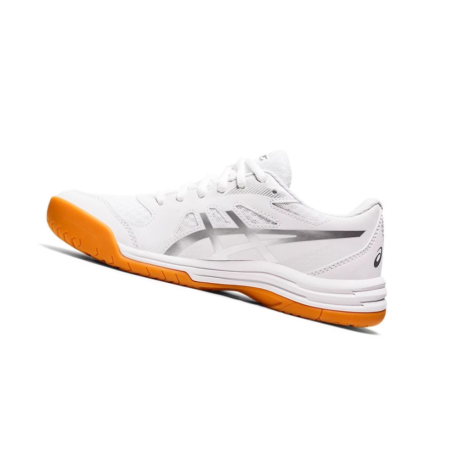 White / Pure Silver Women's Asics UPCOURT 5 Volleyball Shoes | US24935WX - Asics Outlet Sale