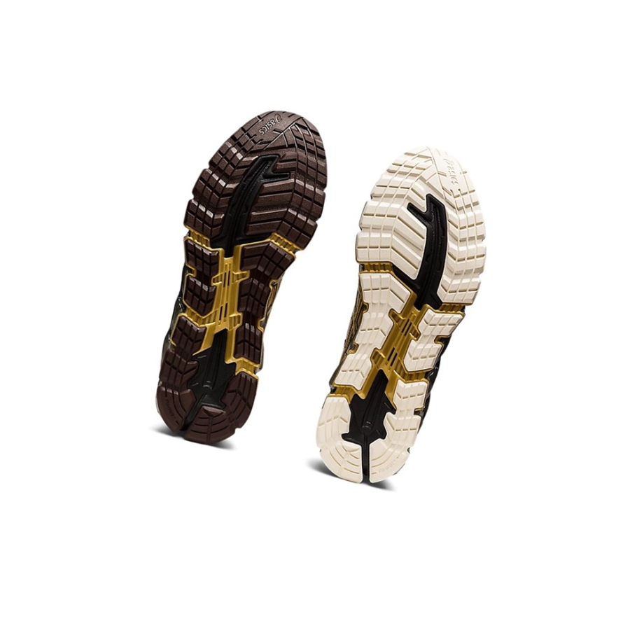 Rich Gold / Black Coffee Men's Asics GmbH x GEL-QUANTUM 360 6 Sneakers | US64509ZN - Asics Outlet Sale