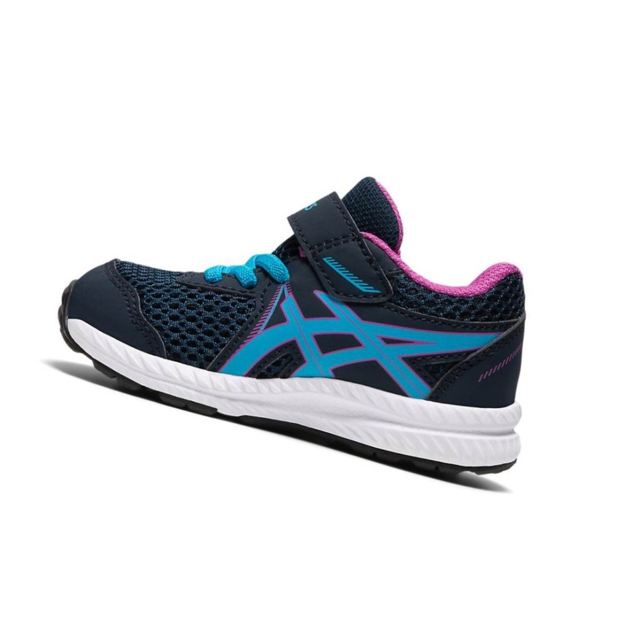 Blue Kids' Asics CONTEND 7 TS Running Shoes | US75648UB - Asics Outlet Sale