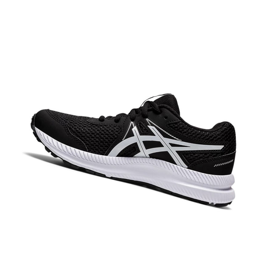 Black / White Kids' Asics CONTEND 7 GS Running Shoes | US91743UC - Asics Outlet Sale