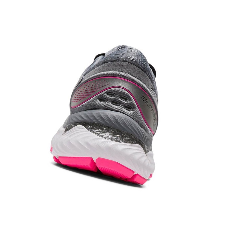 Grey Women's Asics GEL-NIMBUS 22 LITE-SHOW Running Shoes | US03742VZ - Asics Outlet Sale