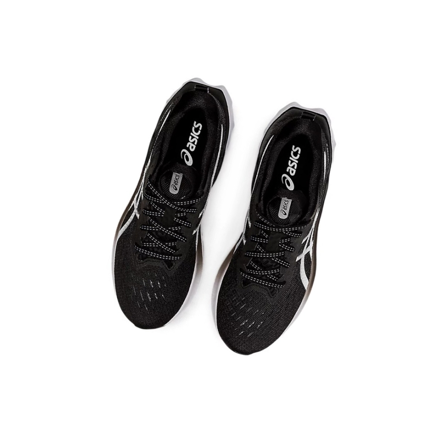 Black / Pure Silver Women's Asics NOVABLAST 2 Running Shoes | US53607WO - Asics Outlet Sale