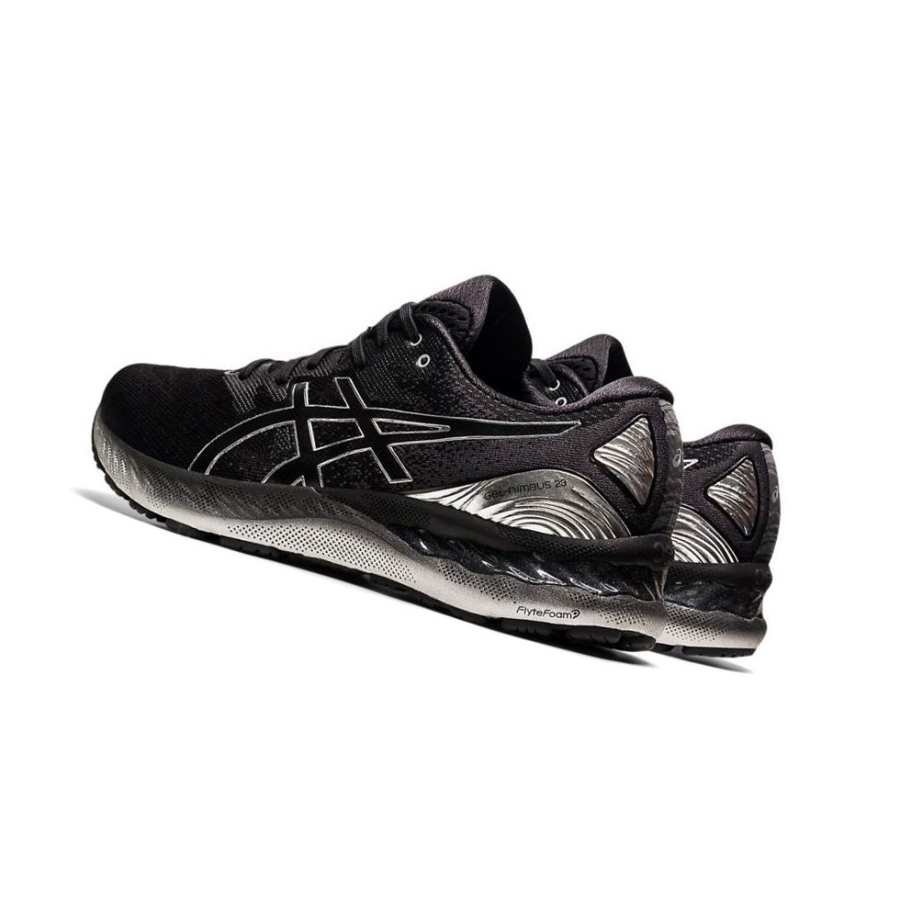 Black Men's Asics GEL-NIMBUS 23 PLATINUM Running Shoes | US69420KD - Asics Outlet Sale