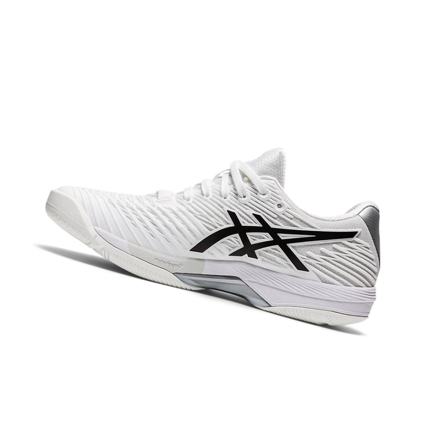 White / Black Women's Asics SOLUTION SPEED FF 2 Tennis Shoes | US14609VQ - Asics Outlet Sale