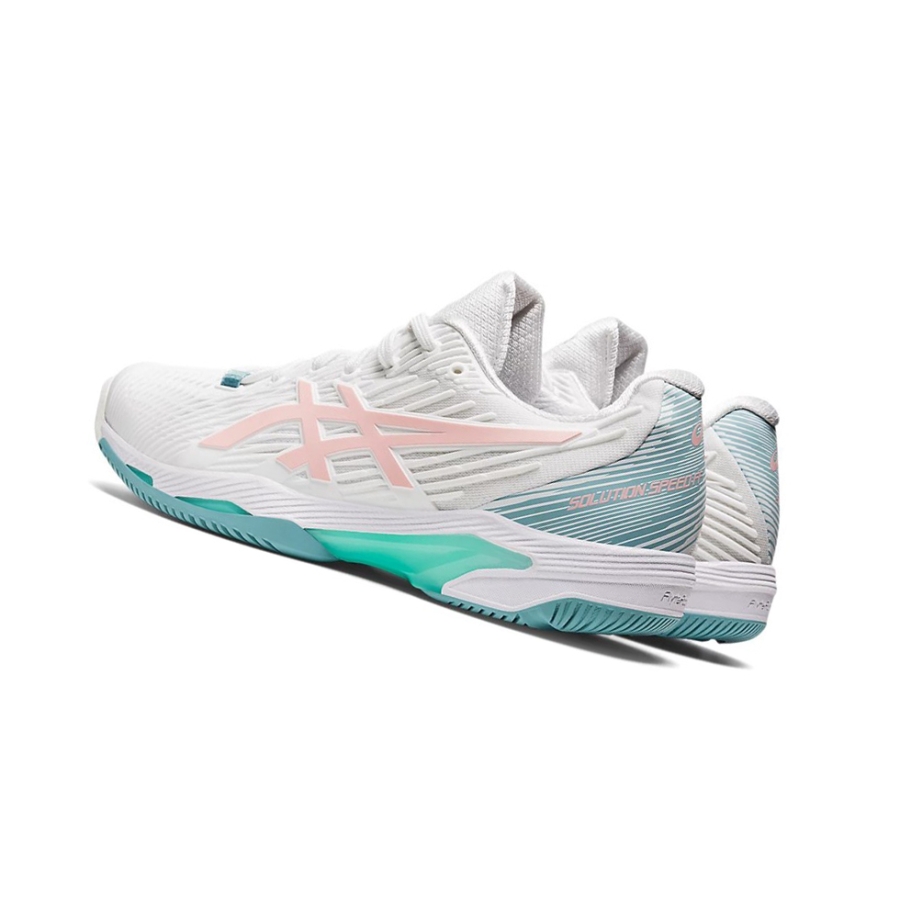 White / Frosted Rose Women's Asics SOLUTION SPEED FF 2 Tennis Shoes | US95412ZI - Asics Outlet Sale