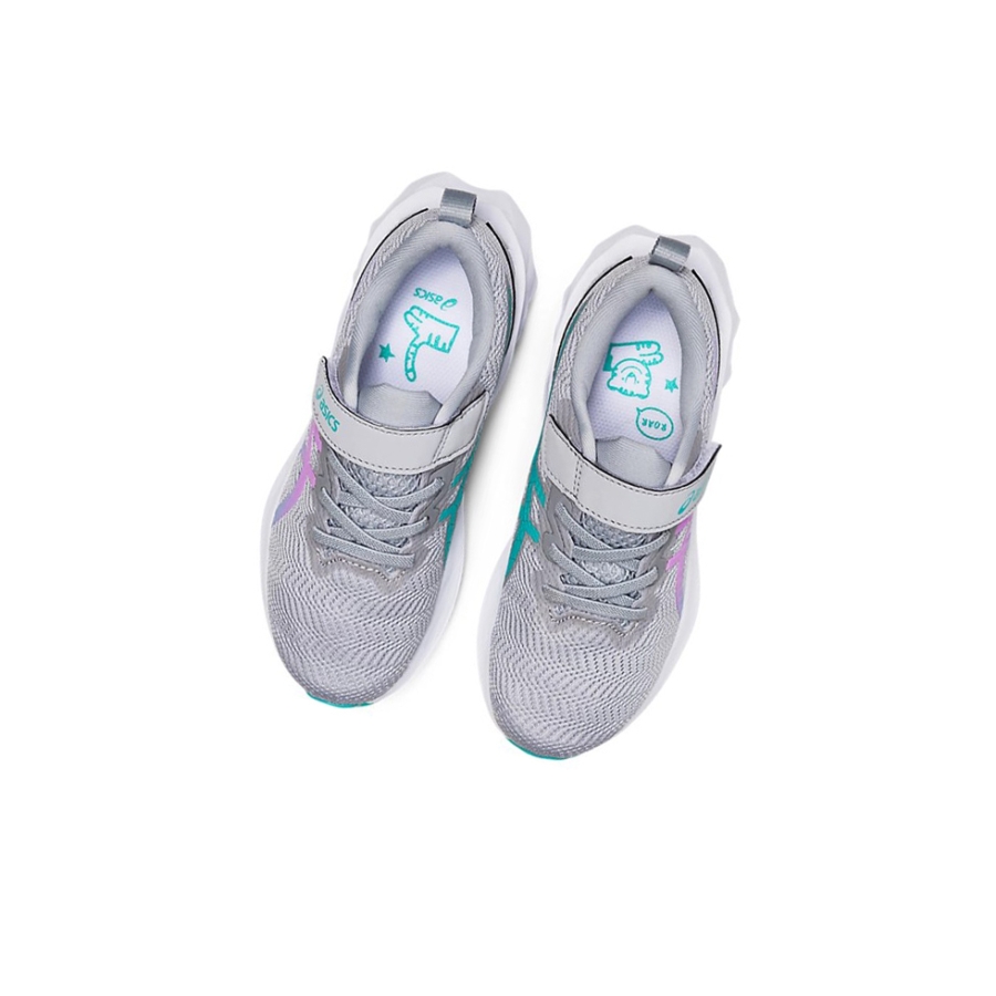 Piedmont Grey / Lavender Glow Kids' Asics NOVABLAST 2 PS Running Shoes | US62035WZ - Asics Outlet Sale